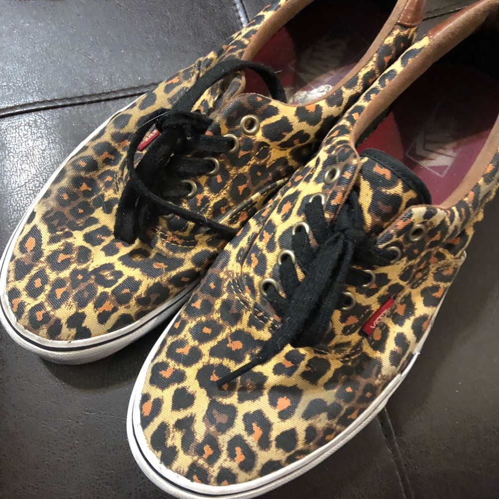 Cheetah print vans